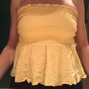 yellow tube top